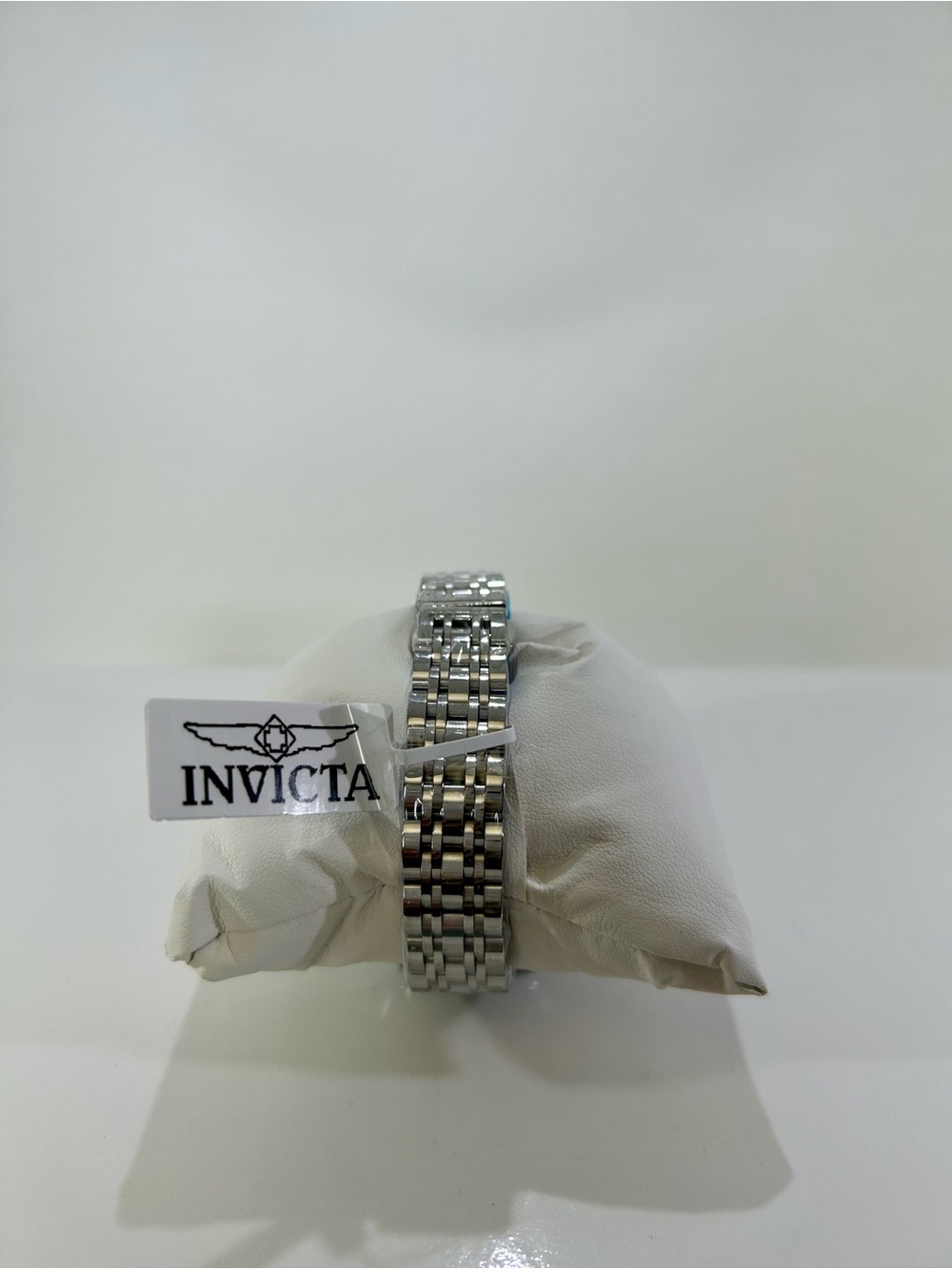 Two Tone Watch Silver Bracelet with Gold Dial 26mm Invicta Rectangular - Picture 7 of 10
